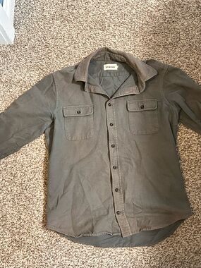 Taylor Stitch Olive yosemite Shirt Jacket